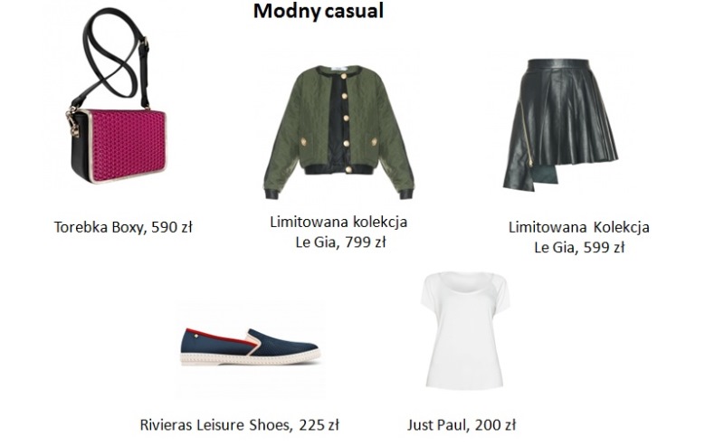 Stylizacje na majówkę Modny casual BoutiqueLaMode.com